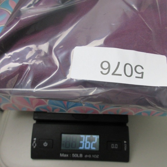 Eileen Fisher Tencel Blend Knit Pants Women L Purple Stretch Lounge Casual 362 - Picture 12 of 14